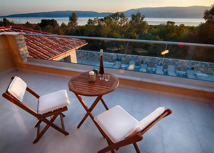빌라 Modern With Pool, Sea View, Near The Sea And The - By Traveler Tourist Agency Krk Id 2168 *